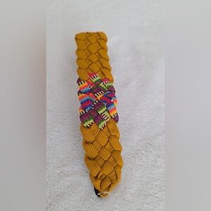 Vibrant Multicolor Braided Hair Clip